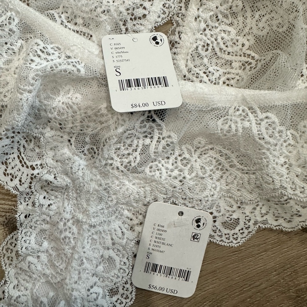 🆕 Free People X Only Hearts SO FINE LACE TANK BRALETTE & PANTY SET - Picture 2 of 7